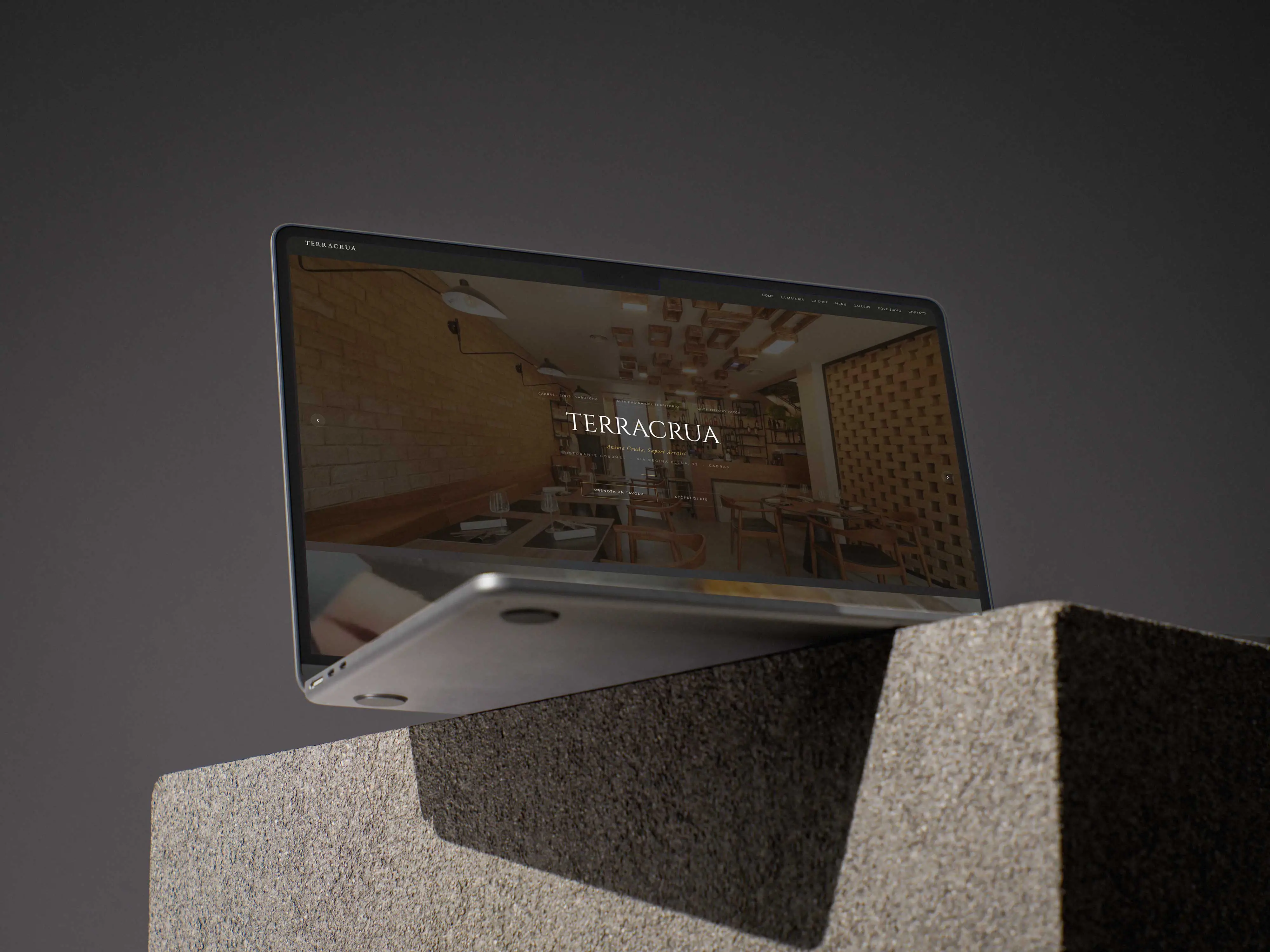 Terracrua — brand identity e sito web per azienda alimentare